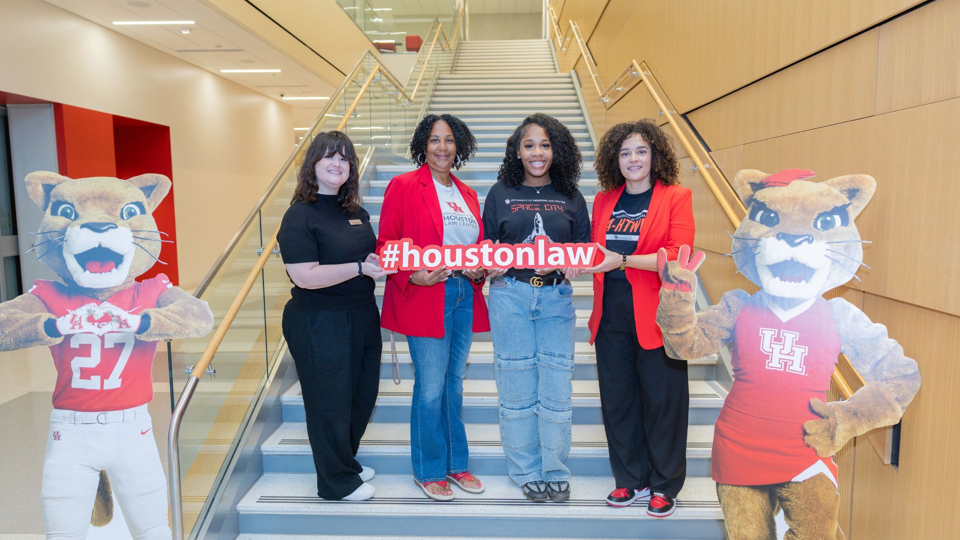 admissions staff an lead student