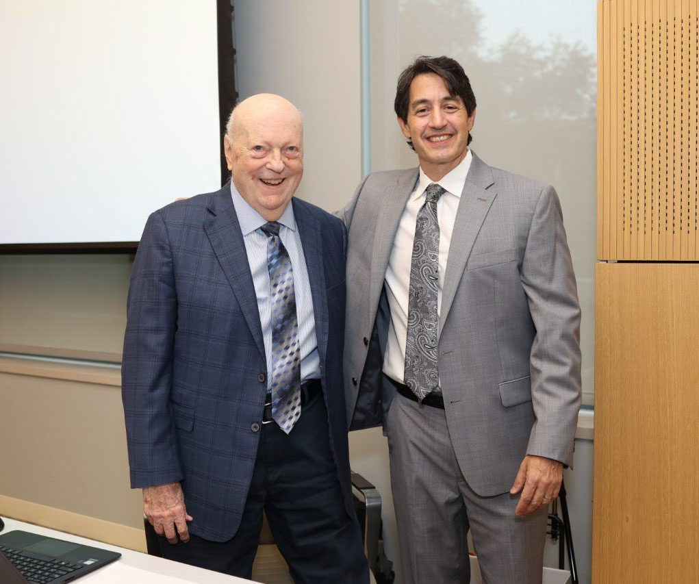 Paul Janicke and Russell Chorush at the IPIL Advisory Council Dinner reception
