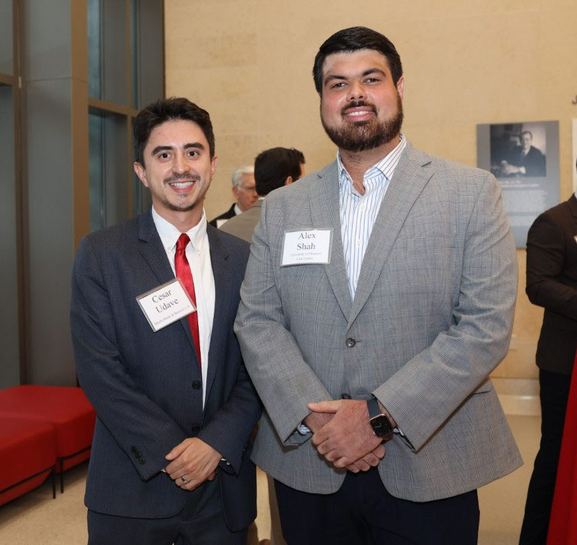 Cesar Udave and Alex Shah at the IPIL Advisory Council Dinner reception