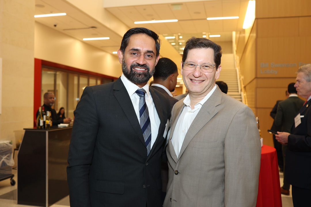 Ali Dhanani and Jason Sander at the IPIL Advisory Council Dinner reception