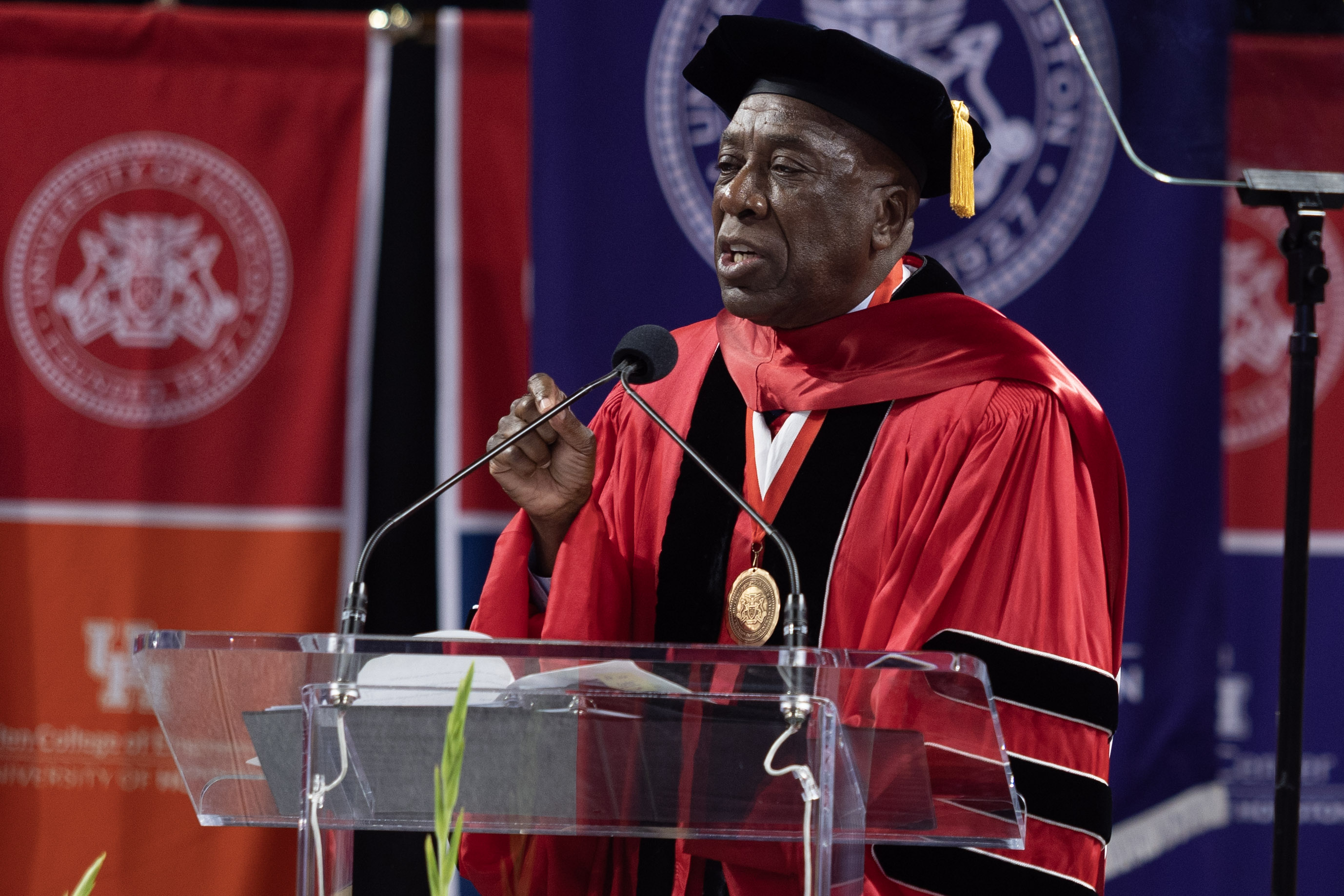 UH Law Dean Leonard M. Baynes congratulated and celebrated UHLC's Class of 2026.