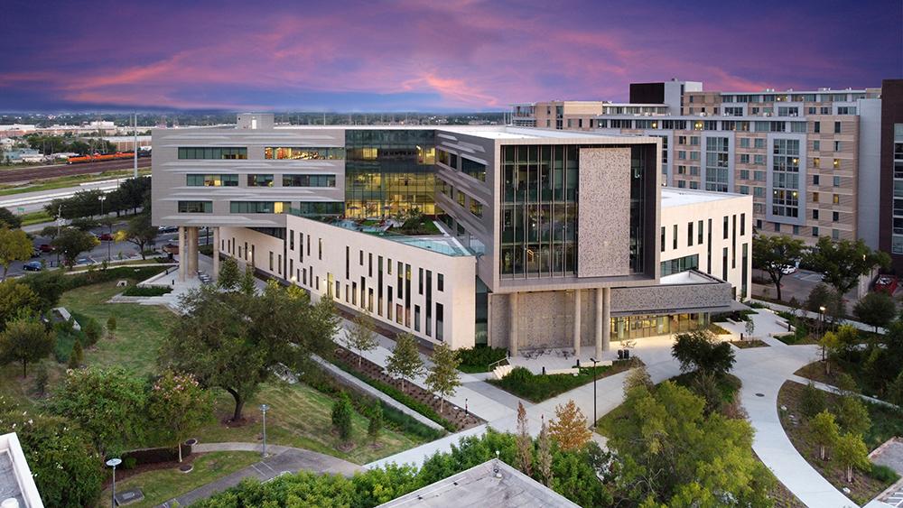 John M. O’Quinn Law Building at the University of Houston Law Center.